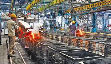 UNIT- l Melting Furnace Induction (Inductotherm Make) 1500 kg, 1250 KW Dual track - 1 No. Induction (Inductotherm Make) 1000 kg, 1000 KW Dual track - 1 No.